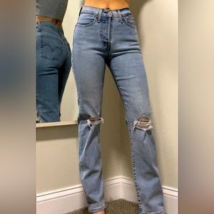 NWOT Levi’s Wedgie Straight Leg Jeans